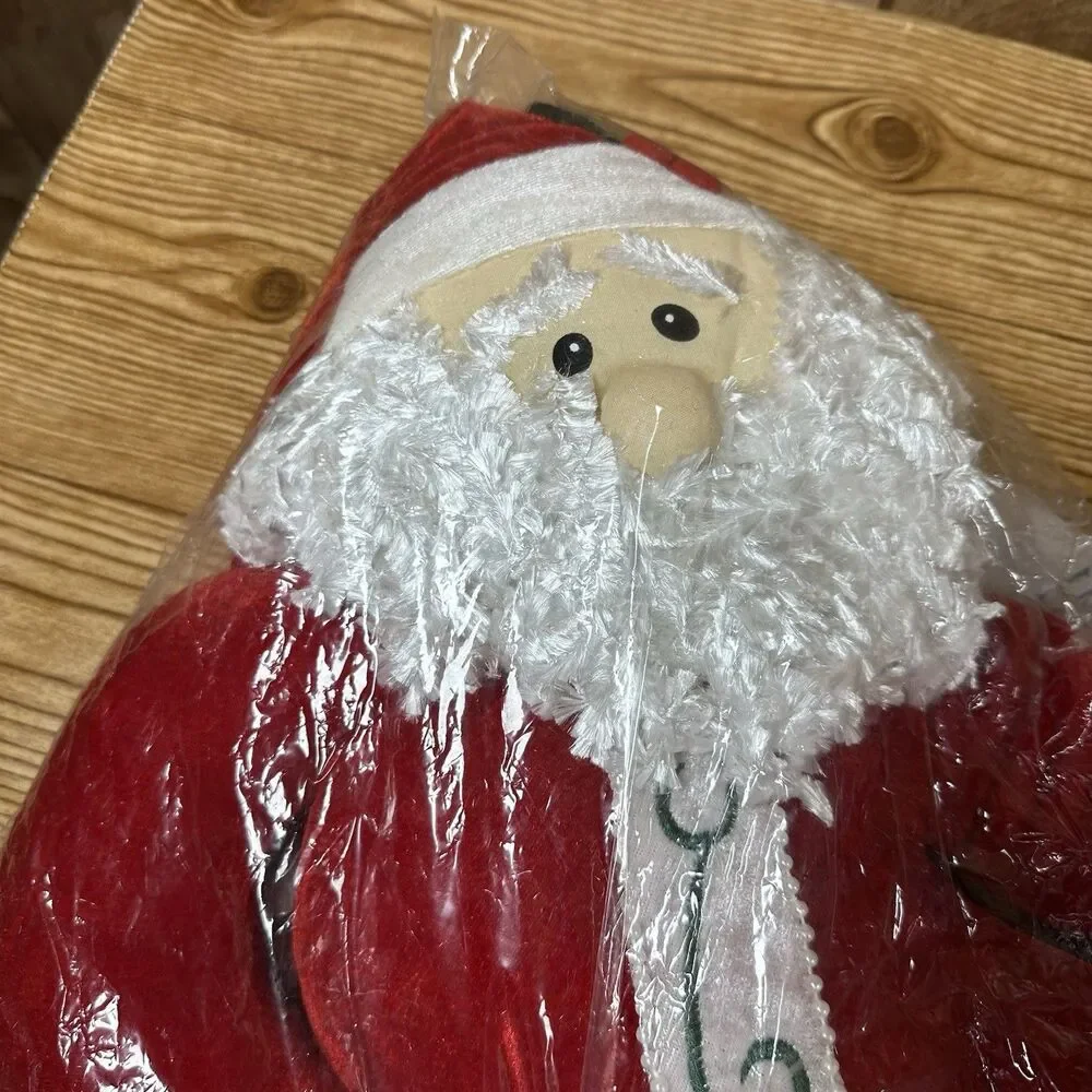 Santa Clause Door‎ Draft Stopper Fleece Plush Weighted 34”